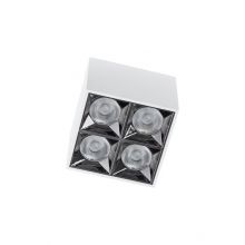 Midi led oprawa sufitowa 4x4W 3000K biała